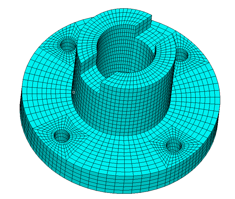 HYPERMESH六面体网格划分学习基础实例1-step by step的图1
